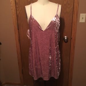 FINAL PRICE! Crushed Blush velvet from Tobi